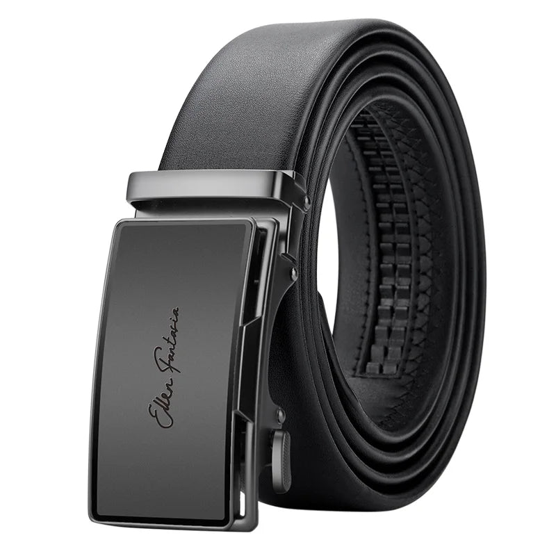 Klosonfy™ OYIFAN Genuine Leather Automatic Belt – Classic Elegance for Modern Men