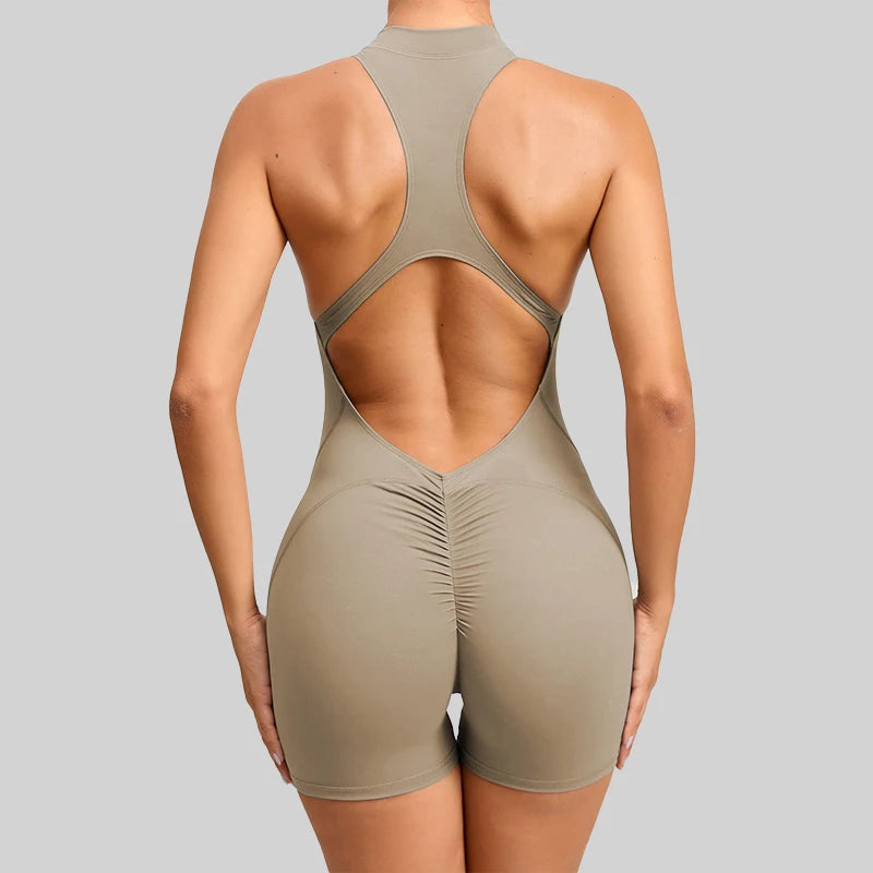 Klosonfy™ Sleeveless Sports Jumpsuit