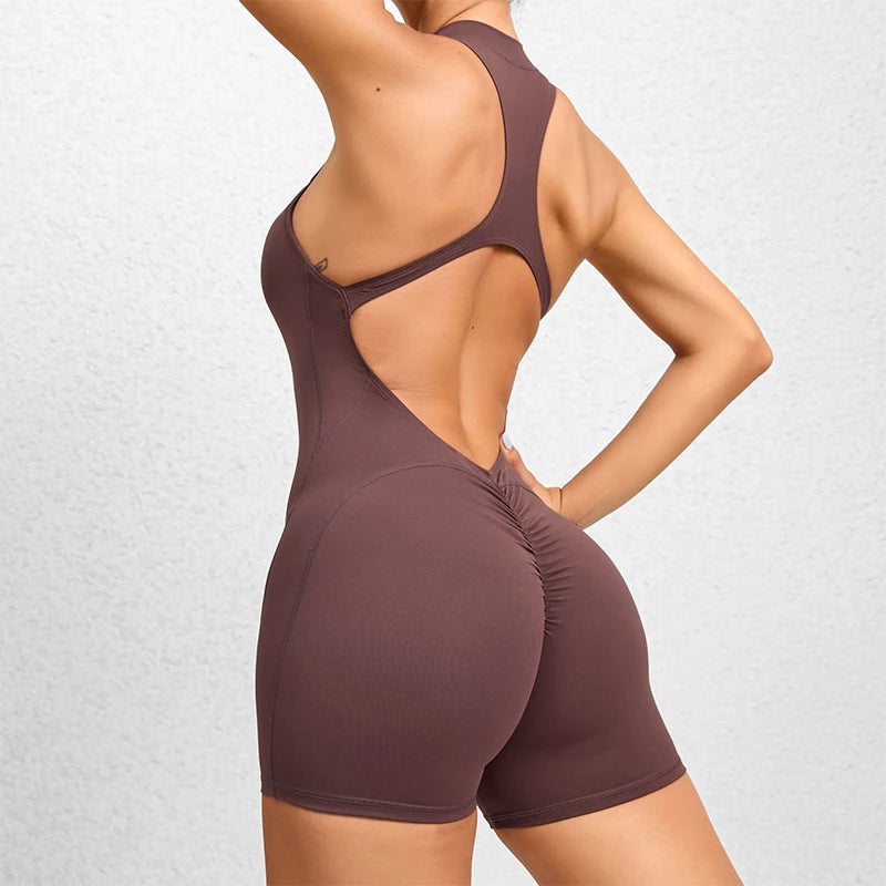 Klosonfy™ Sleeveless Sports Jumpsuit
