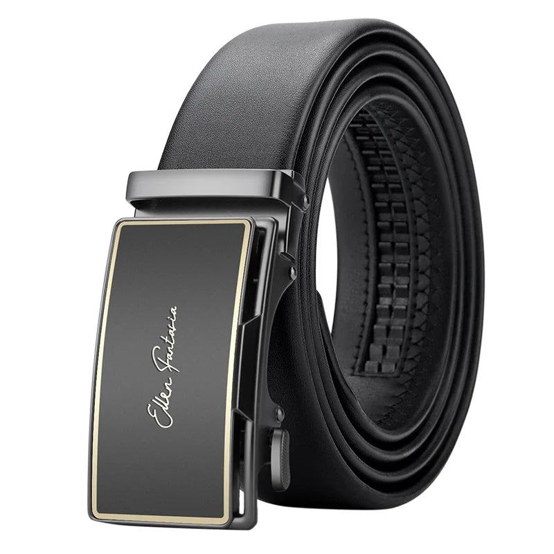 Klosonfy™ OYIFAN Genuine Leather Automatic Belt – Classic Elegance for Modern Men