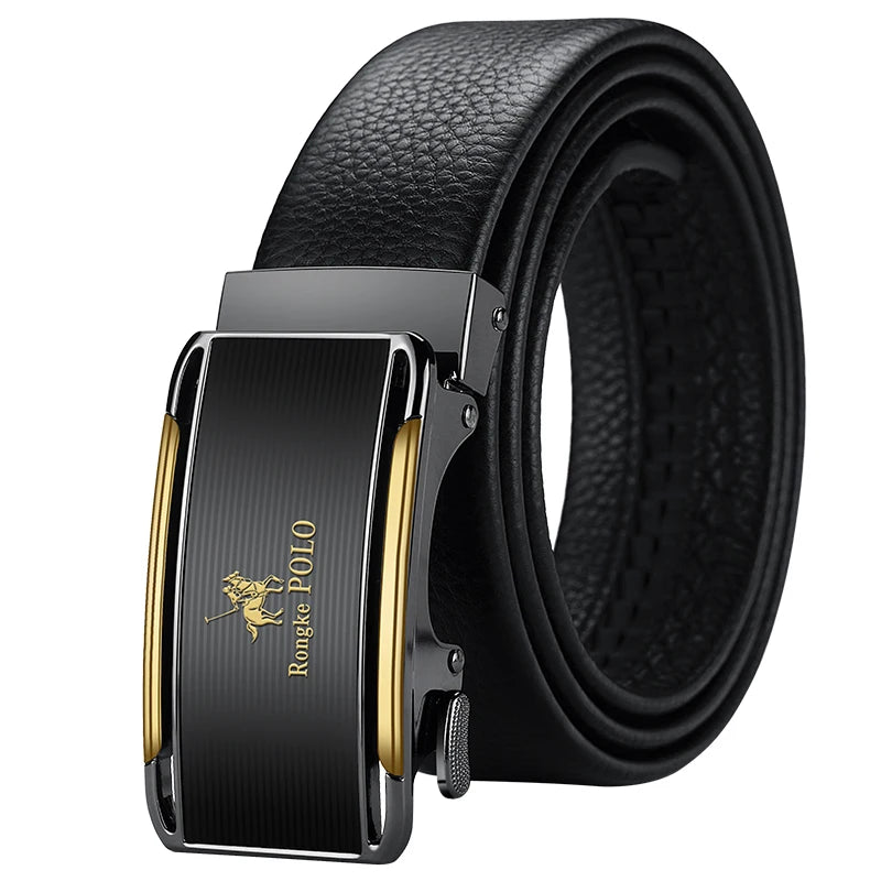 Klosonfy™ OYIFAN Genuine Leather Automatic Belt – Classic Elegance for Modern Men