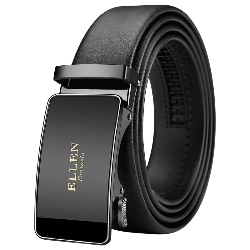 Klosonfy™ OYIFAN Genuine Leather Automatic Belt – Classic Elegance for Modern Men