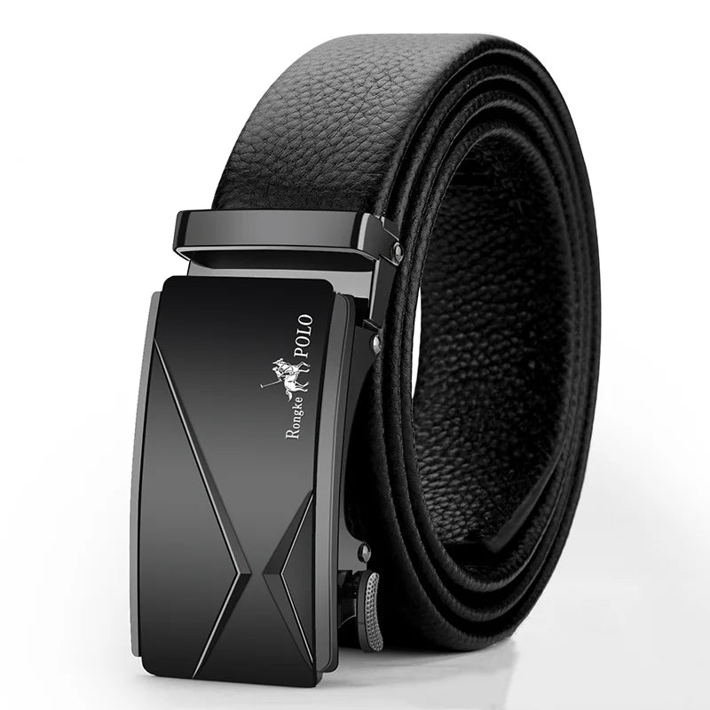 Klosonfy™ OYIFAN Genuine Leather Automatic Belt – Classic Elegance for Modern Men