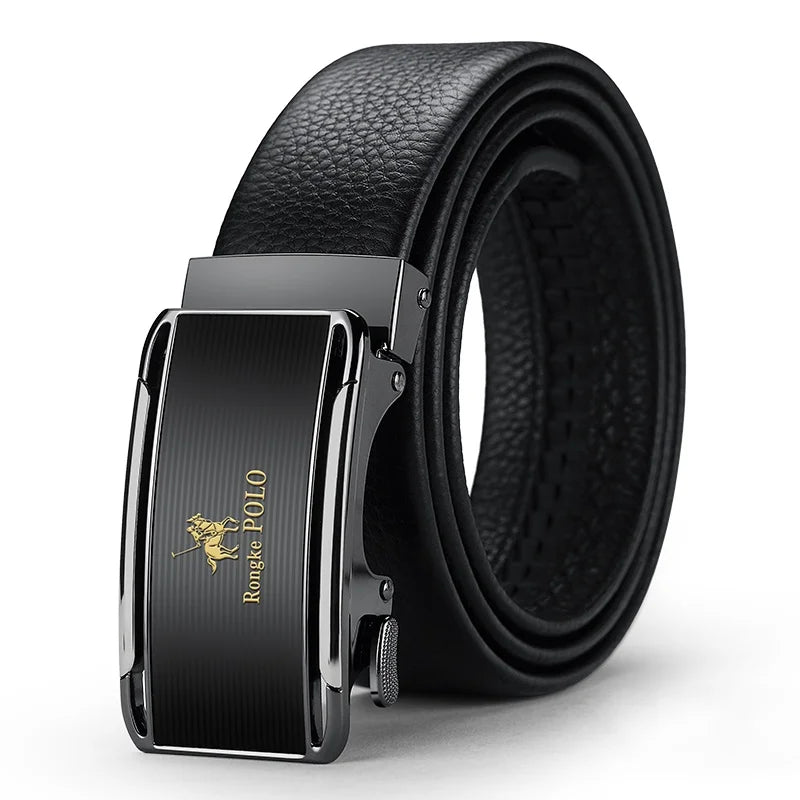 Klosonfy™ OYIFAN Genuine Leather Automatic Belt – Classic Elegance for Modern Men