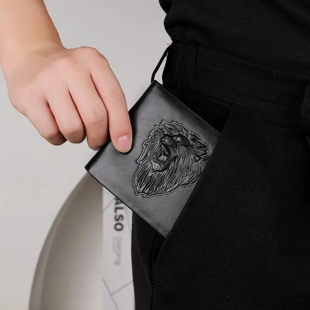 Klosonfy™ Men's 3D Embossed Trifold Wallet -Style & Functionality