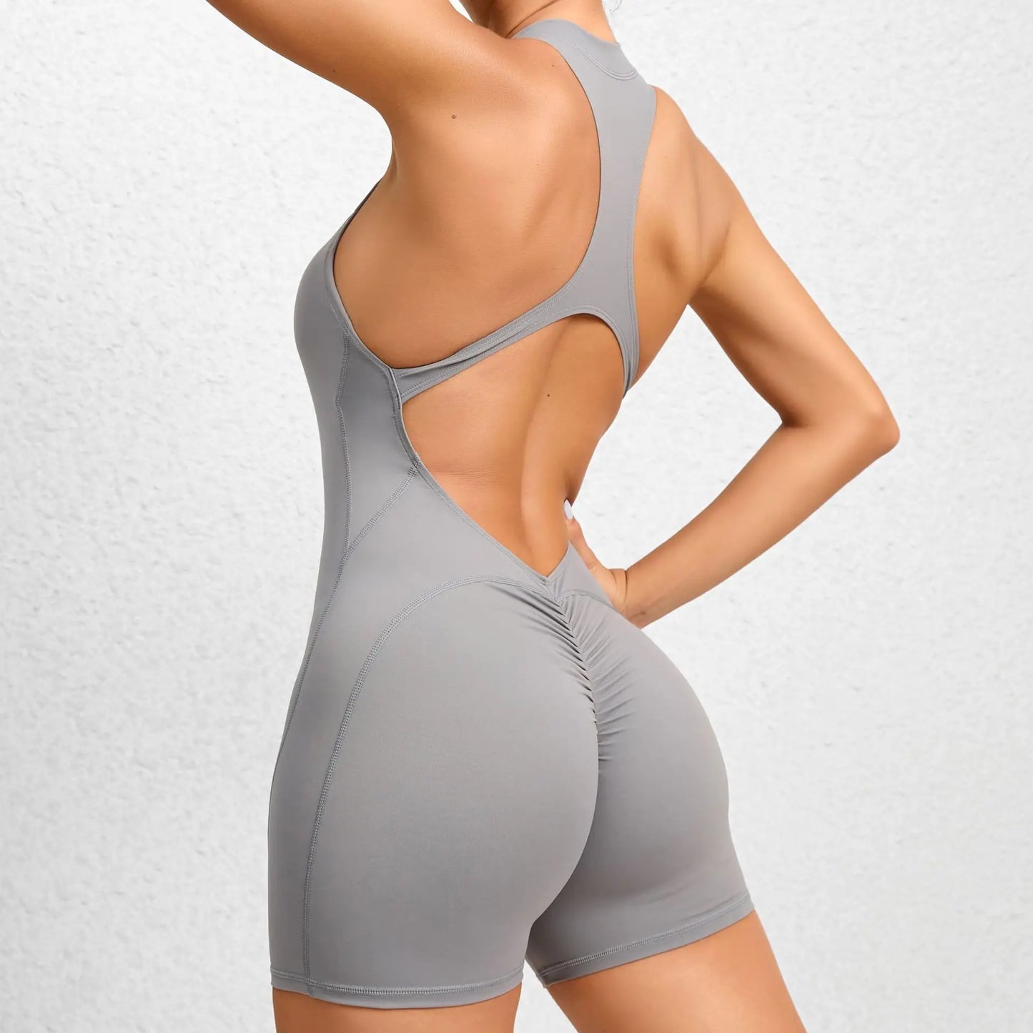 Klosonfy™ Sleeveless Sports Jumpsuit