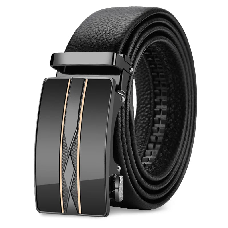 Klosonfy™ OYIFAN Genuine Leather Automatic Belt – Classic Elegance for Modern Men