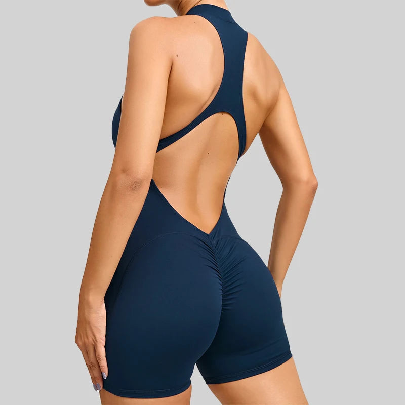 Klosonfy™ Sleeveless Sports Jumpsuit