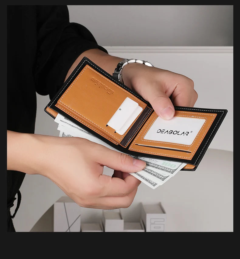 Klosonfy™ Men's 3D Embossed Trifold Wallet -Style & Functionality