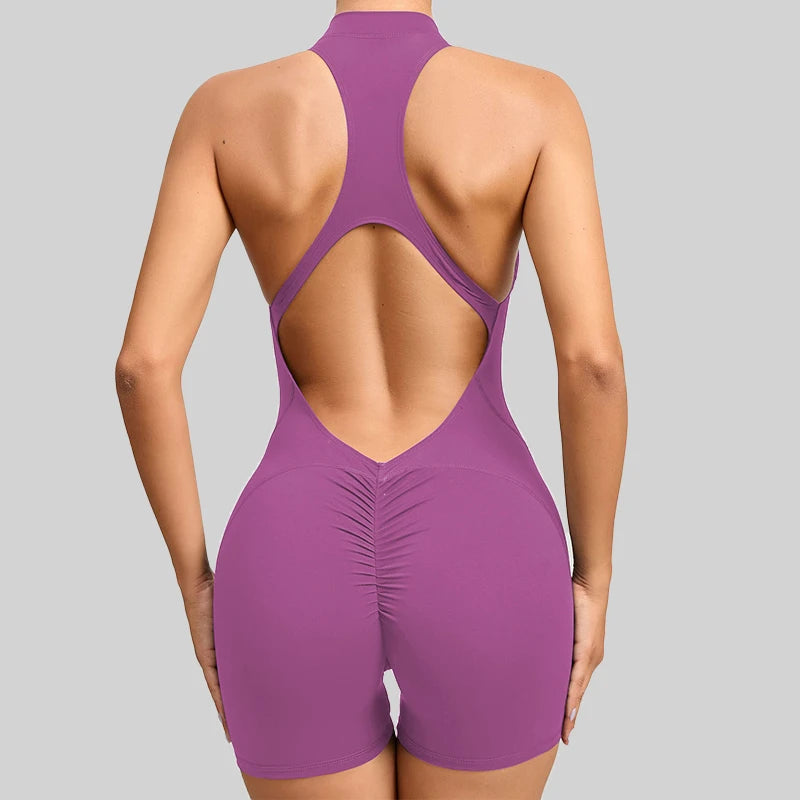 Klosonfy™ Sleeveless Sports Jumpsuit