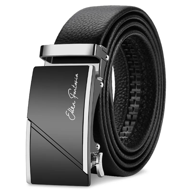 Klosonfy™ OYIFAN Genuine Leather Automatic Belt – Classic Elegance for Modern Men