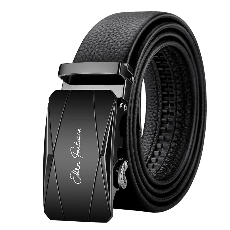 Klosonfy™ OYIFAN Genuine Leather Automatic Belt – Classic Elegance for Modern Men