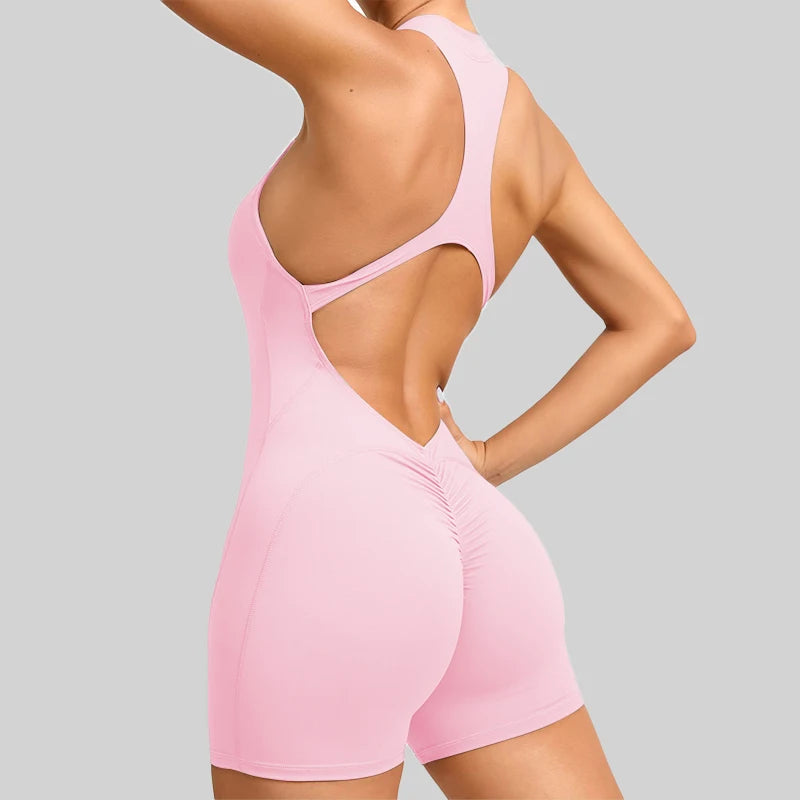 Klosonfy™ Sleeveless Sports Jumpsuit