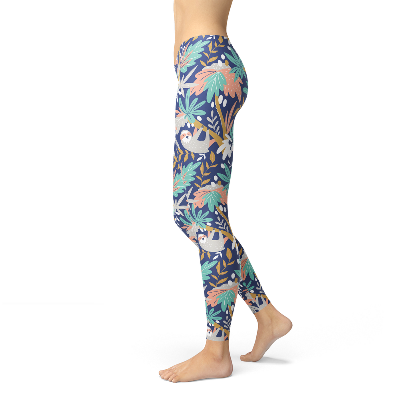 Klosonfy™ Women’s Sloth Print Leggings Fun, Comfy & Stretchy Activewear